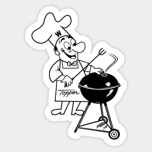 Classic Topper Weber Kettle Sticker